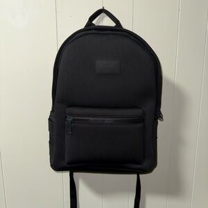 Dagne Dover Dakota Large Backpack Black Neoprene Laptop Travel Bag